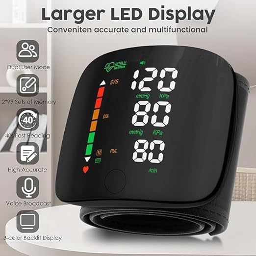 Blood Pressure Monitor - Use To Use Smart Wrist Design amazon