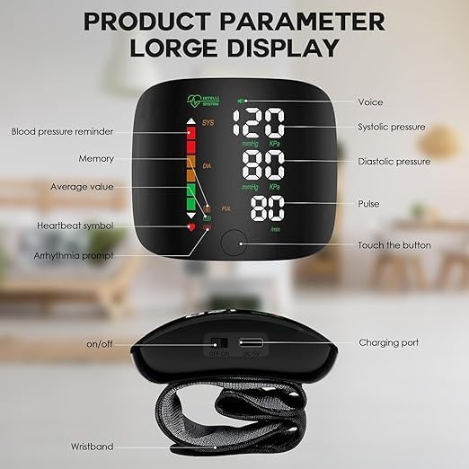 Blood Pressure Monitor - Use To Use Smart Wrist Design amazon