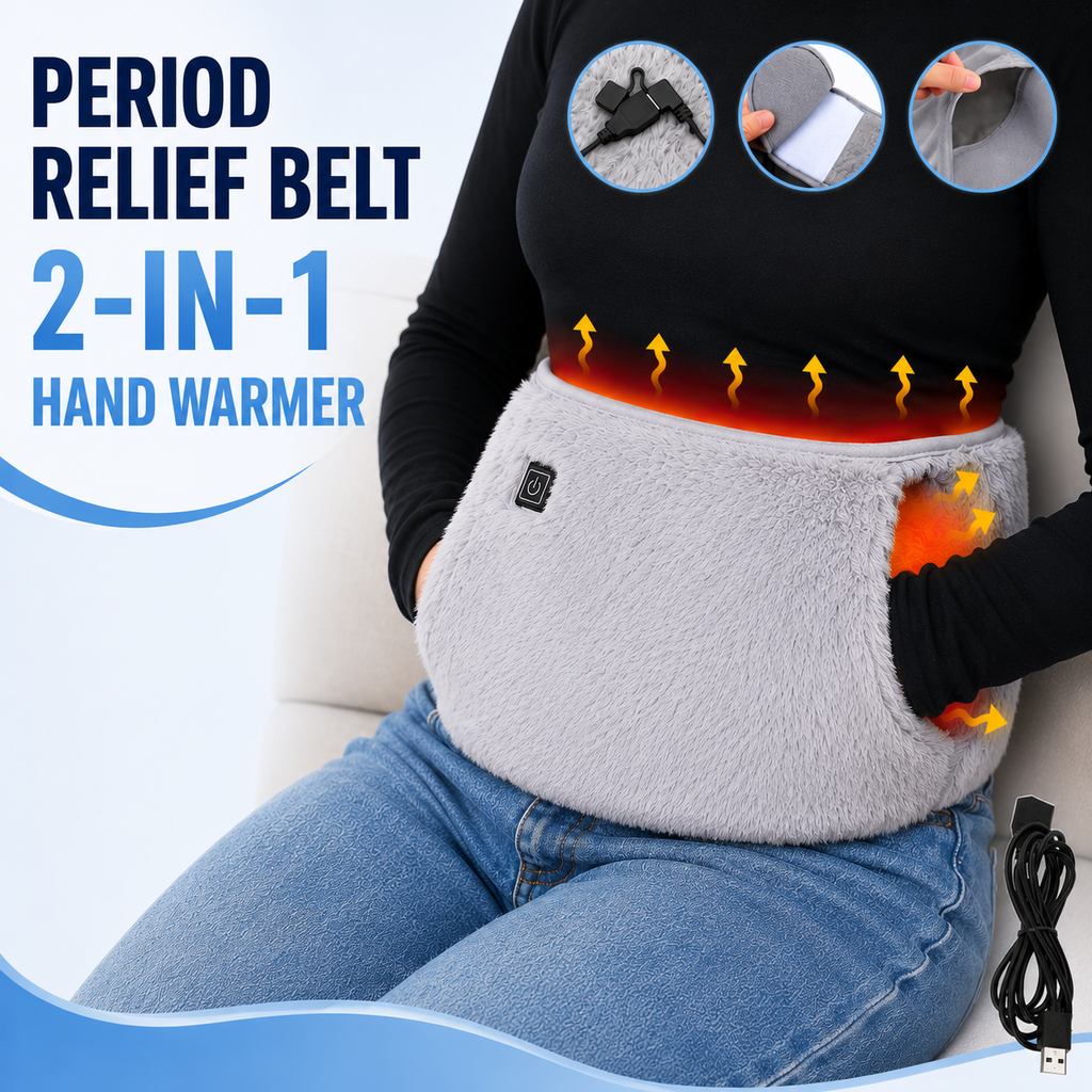 Period Relief Belt - Period pain, menstrual cramps, and endometriosis Relief