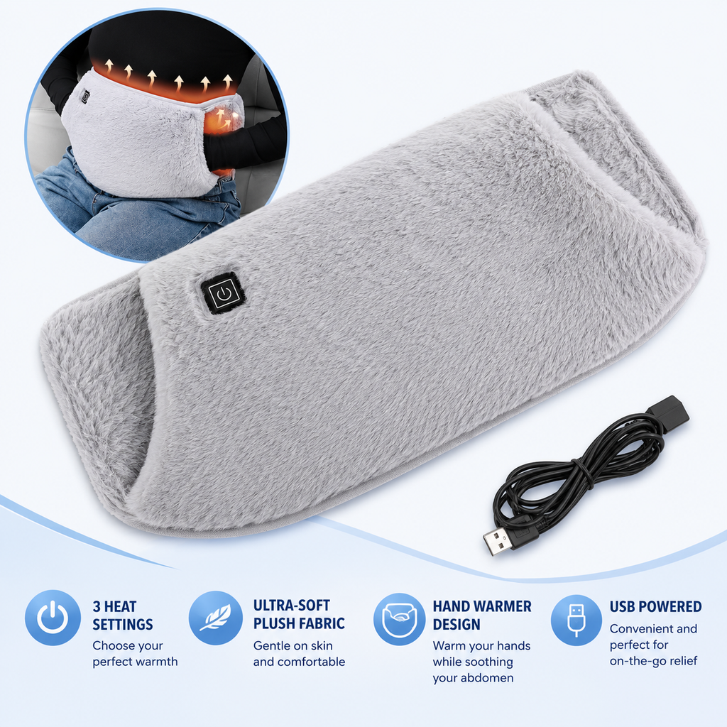 Period Relief Belt - Period pain, menstrual cramps, and endometriosis Relief
