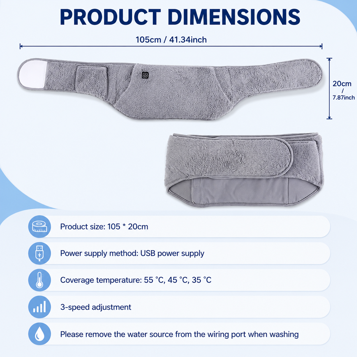 Period Relief Belt - Period pain, menstrual cramps, and endometriosis Relief