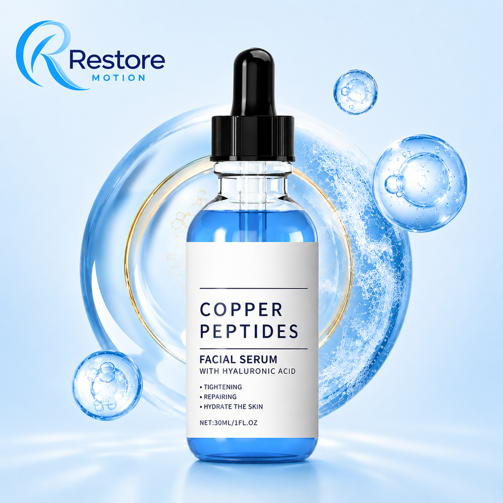 GHK-Cu Copper Peptide Serum - Advanced Anti-Aging, Firming & Hydrating Facial Serum