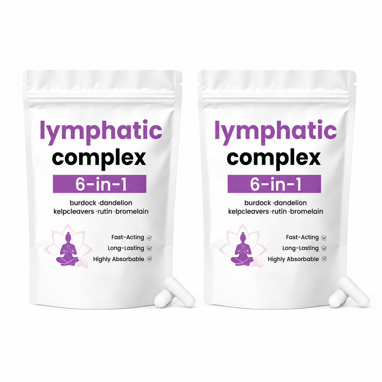 6-in-1 Lymphatic Complex - Drainage Supplement