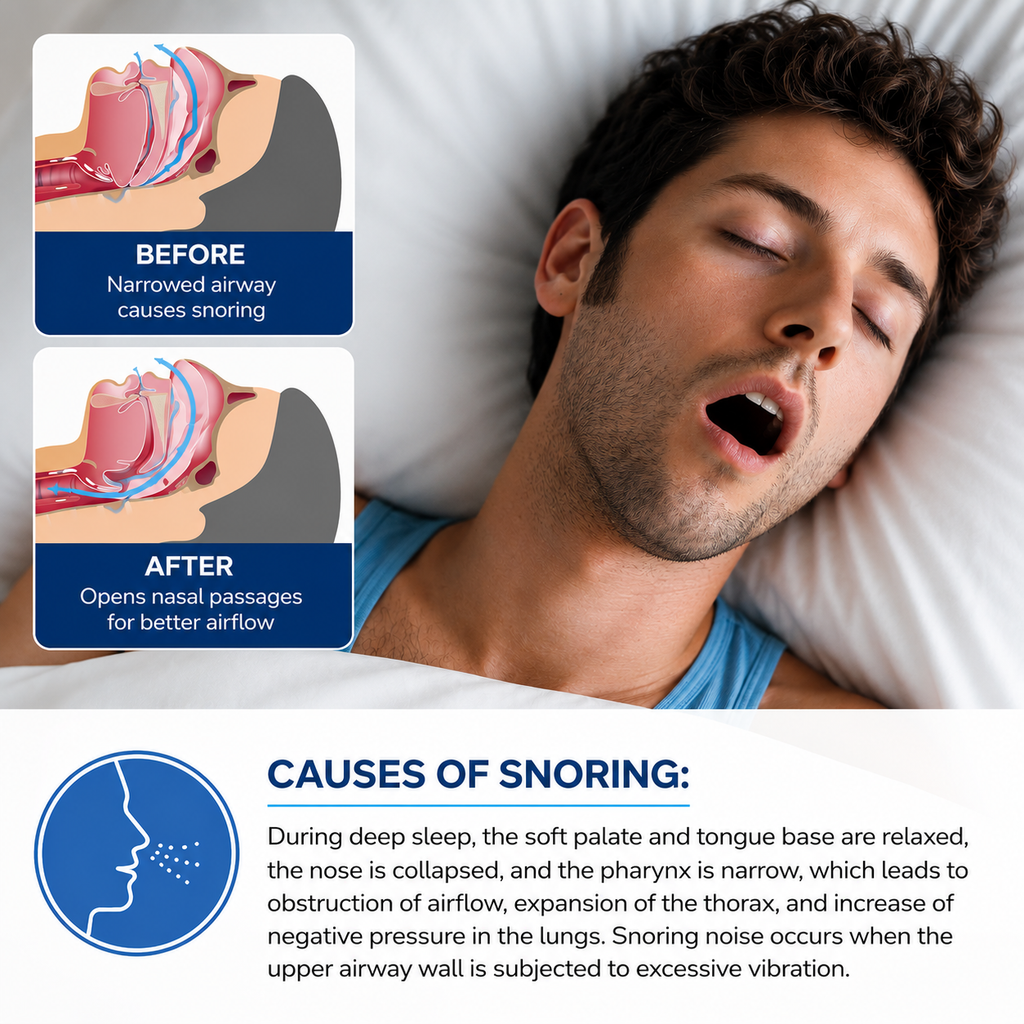 Anti-Snoring Nasal Strips - South Moon Nasal Strips - 100