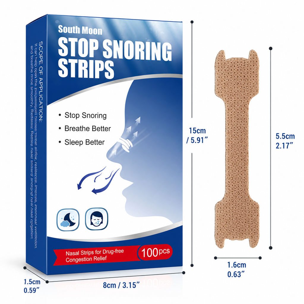 Anti-Snoring Nasal Strips - South Moon Nasal Strips - 100