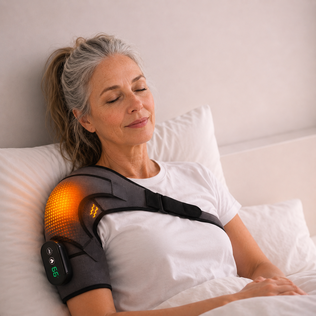 Shoulder Massager Wrap | Heated Pain Relief Support