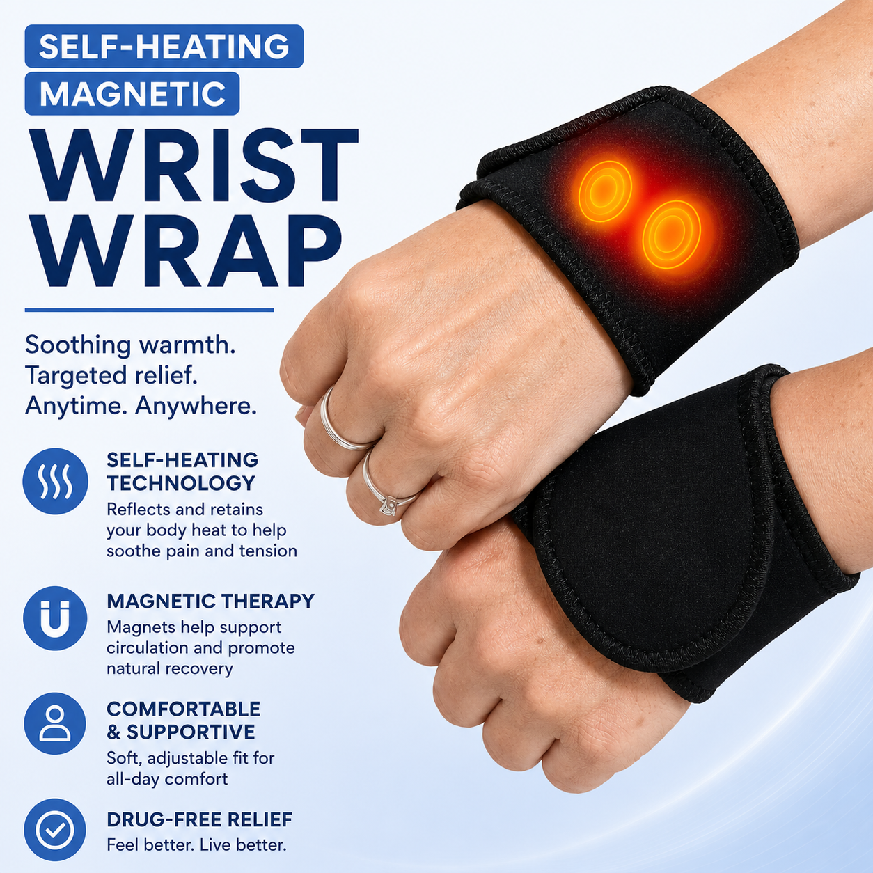 Restore Wrist Wraps - Targeted Relief For Your Wrist