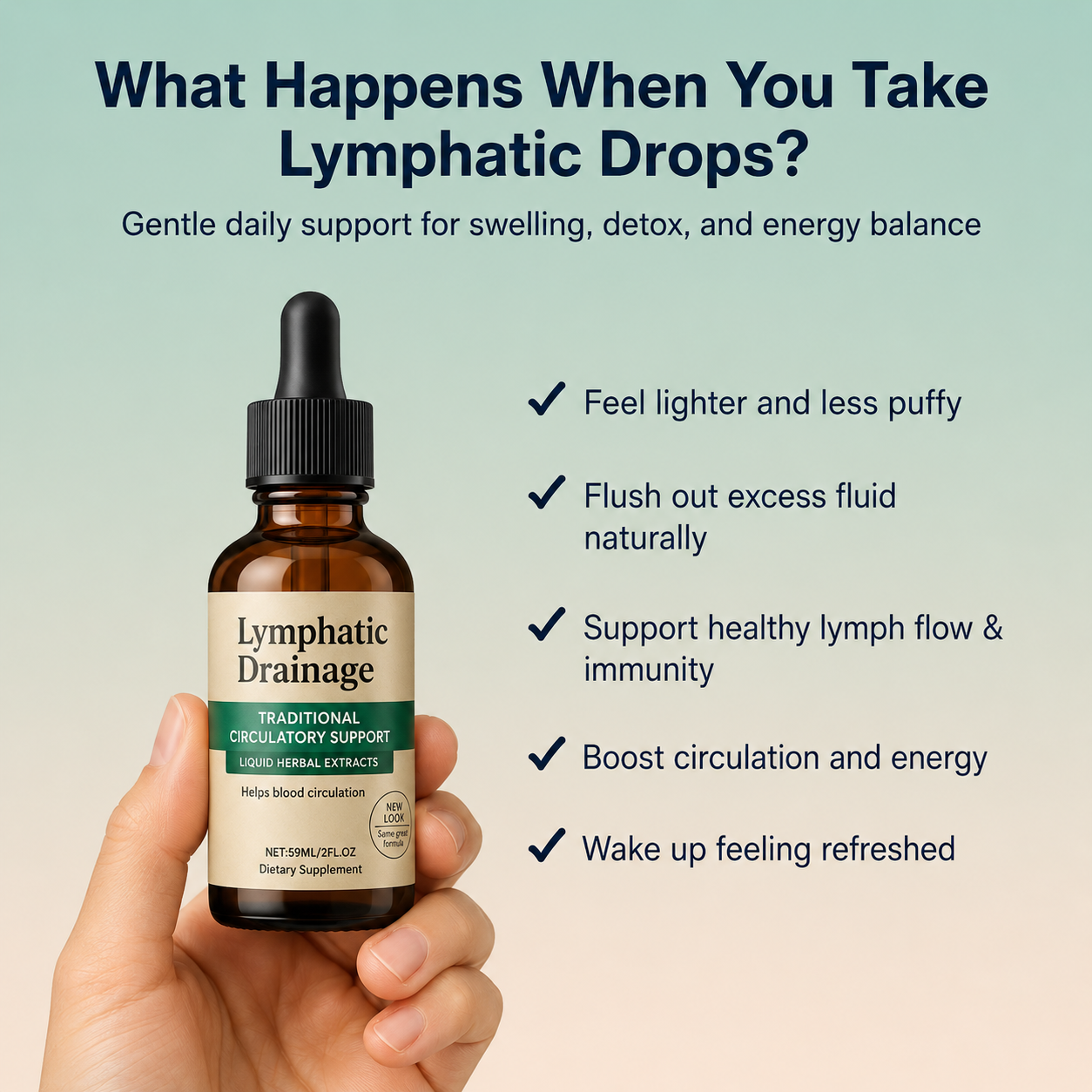 Lymphatic Drainage Drops - Support Your Lymphatic System