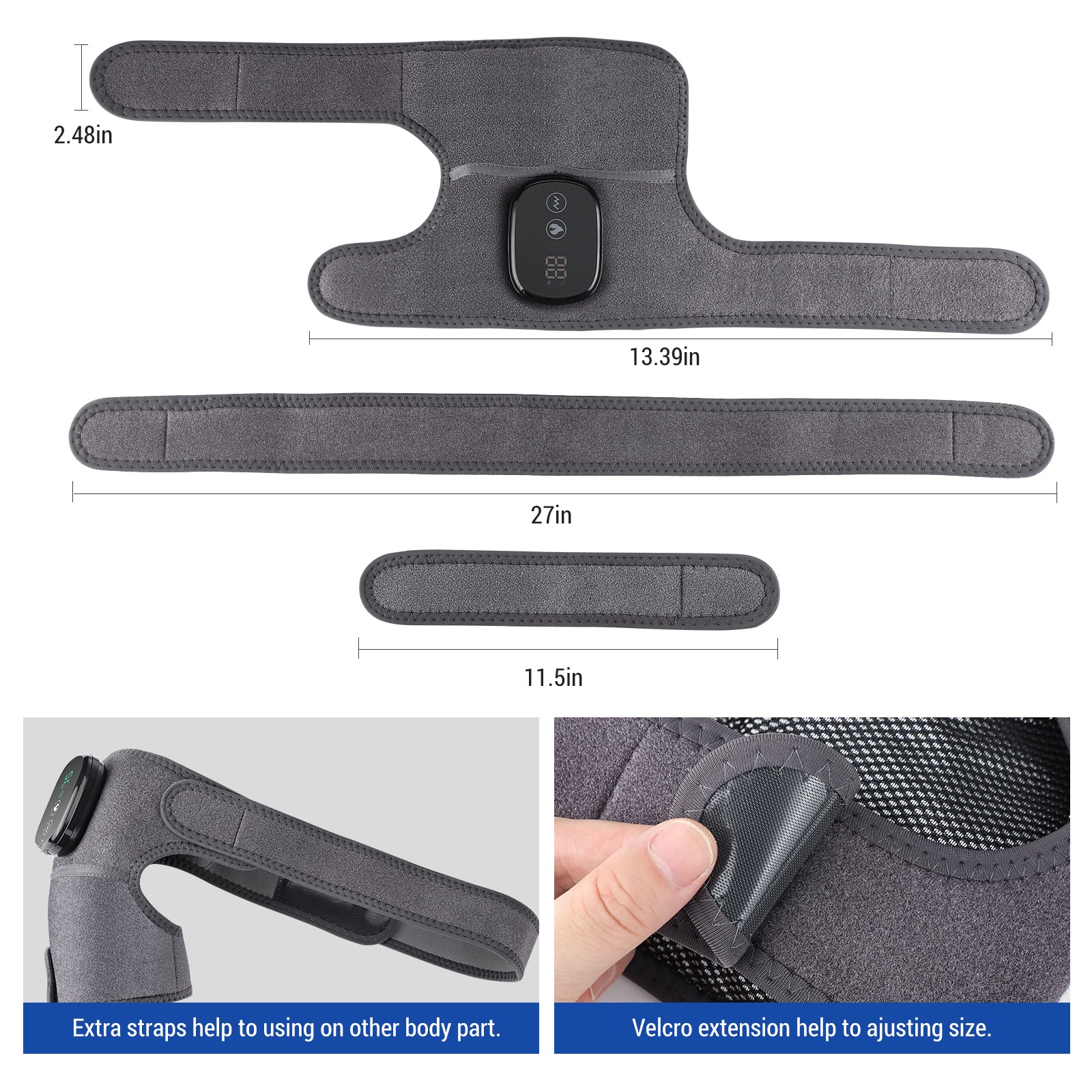 Shoulder Massager Wrap | Heated Pain Relief Support