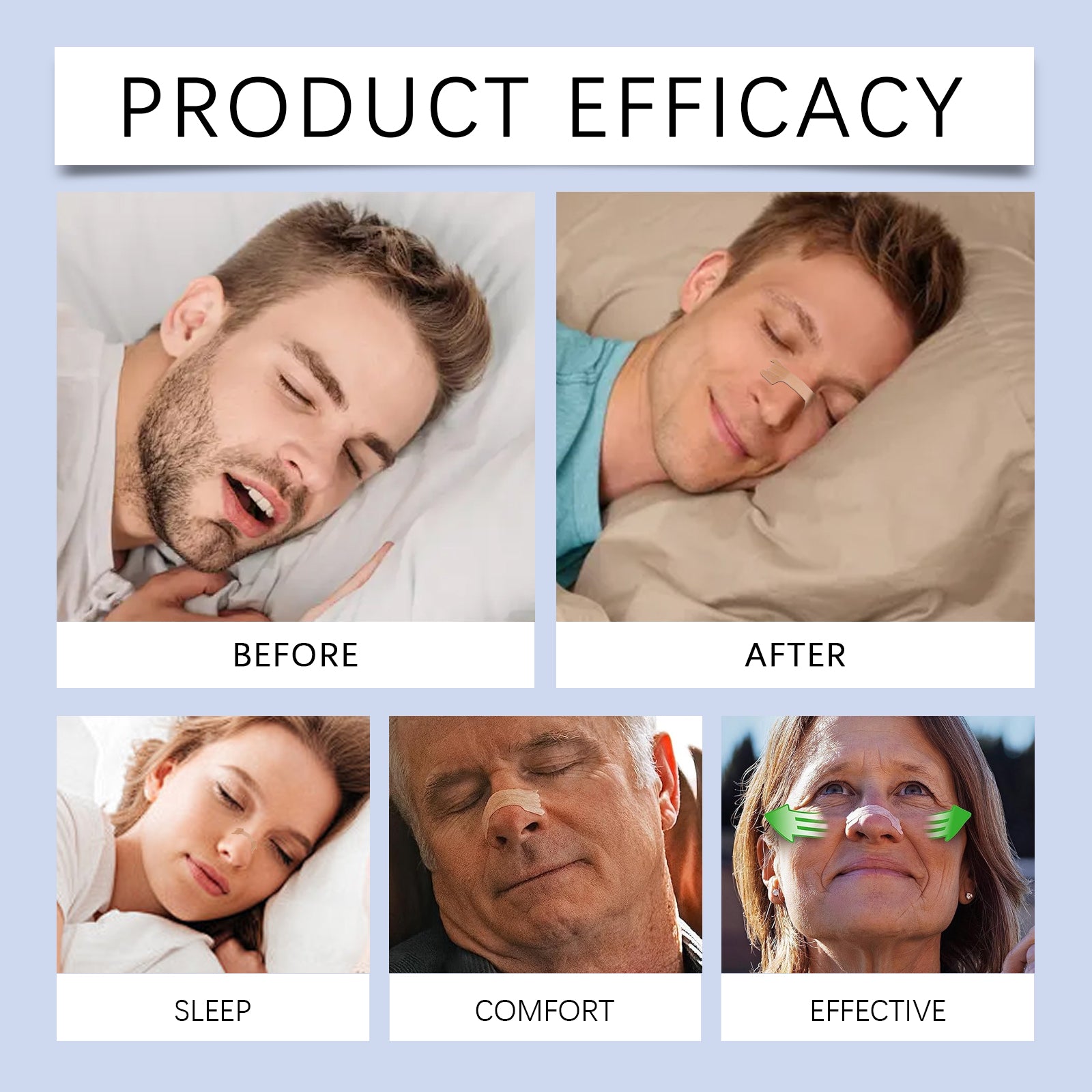 Nasal Strips - Open Your Airways & Increase Oxygen Intake - 30 pack