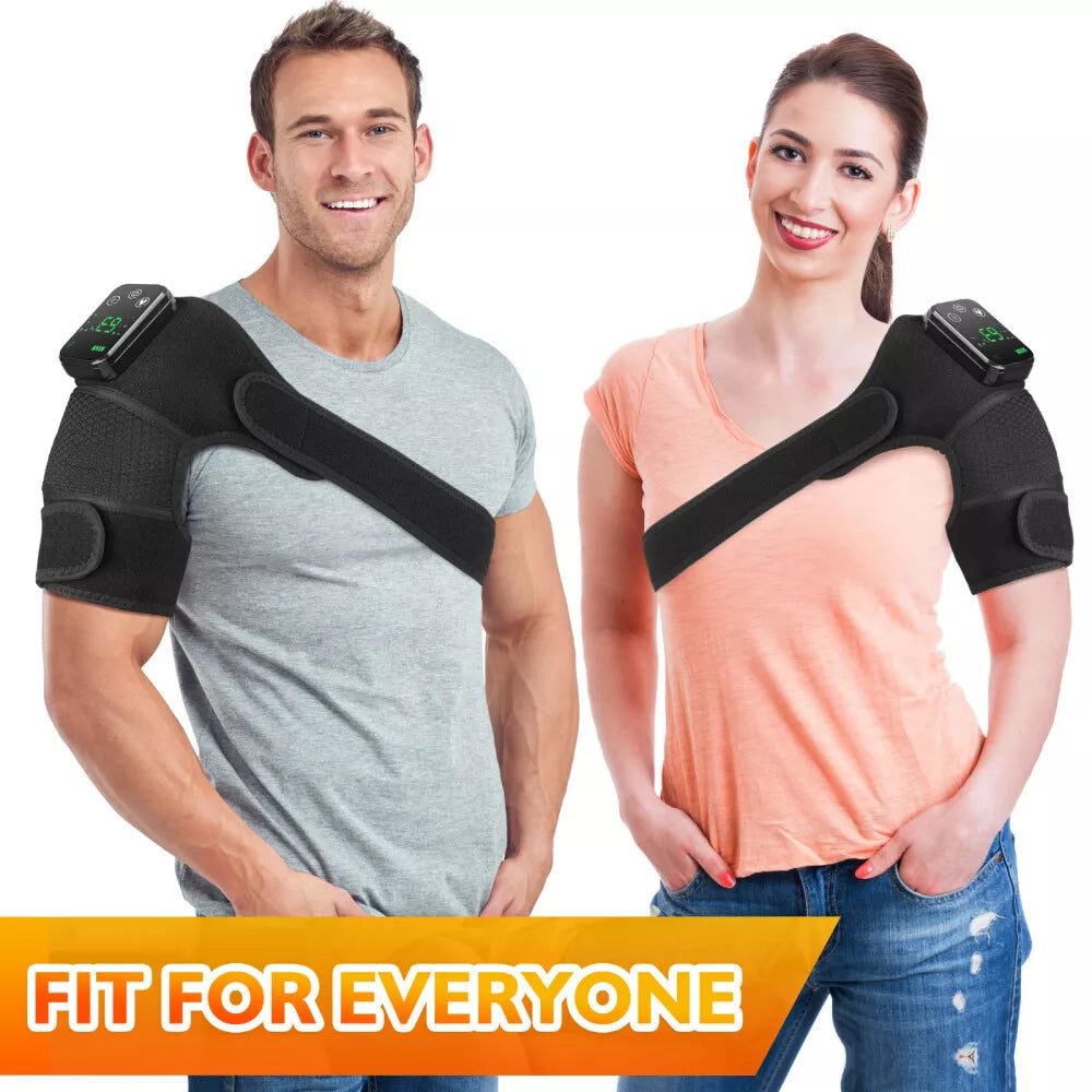Shoulder Massager Wrap | Heated Pain Relief Support