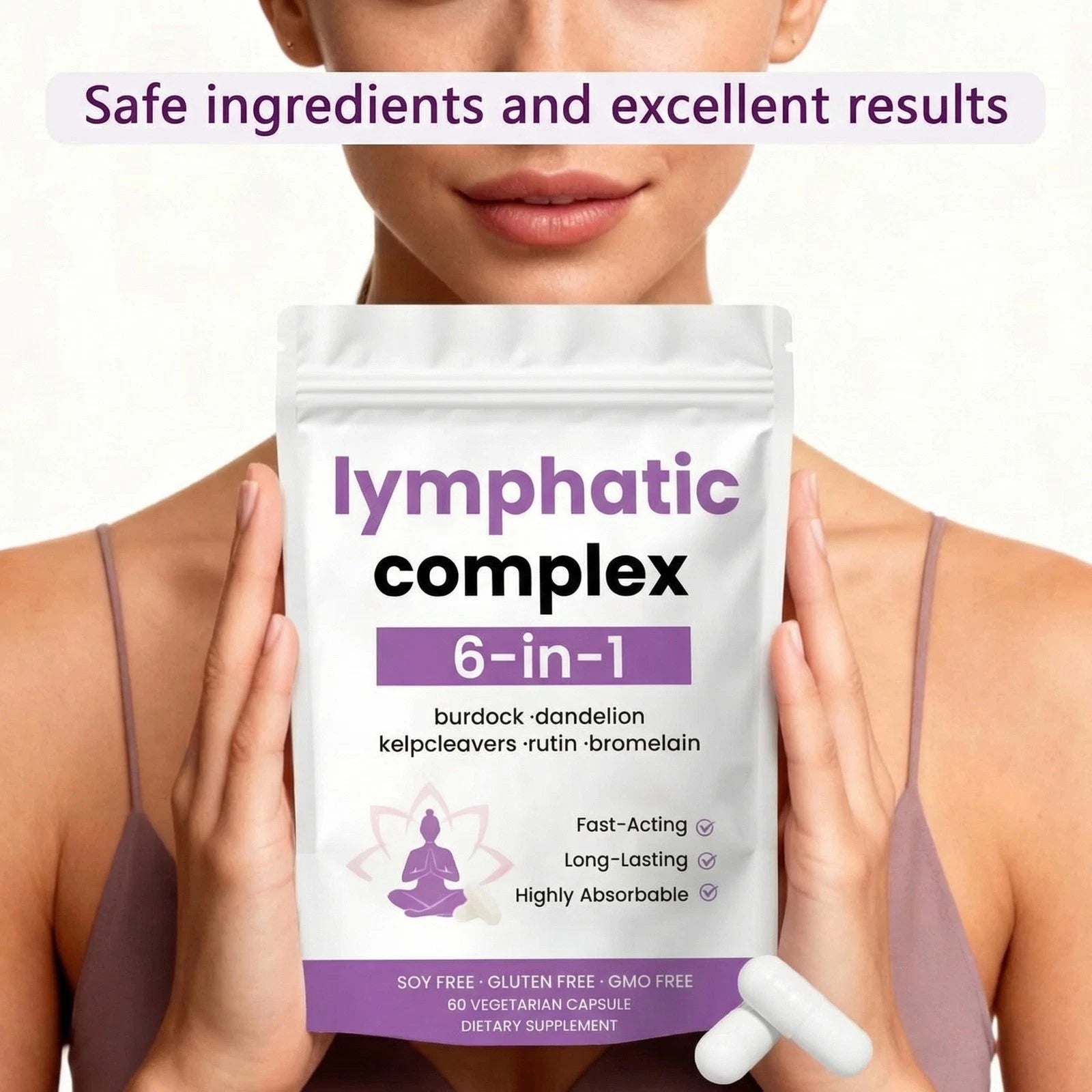 6-in-1 Lymphatic Complex - Drainage Supplement