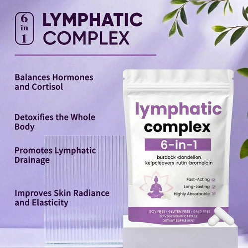 6-in-1 Lymphatic Complex - Drainage Supplement