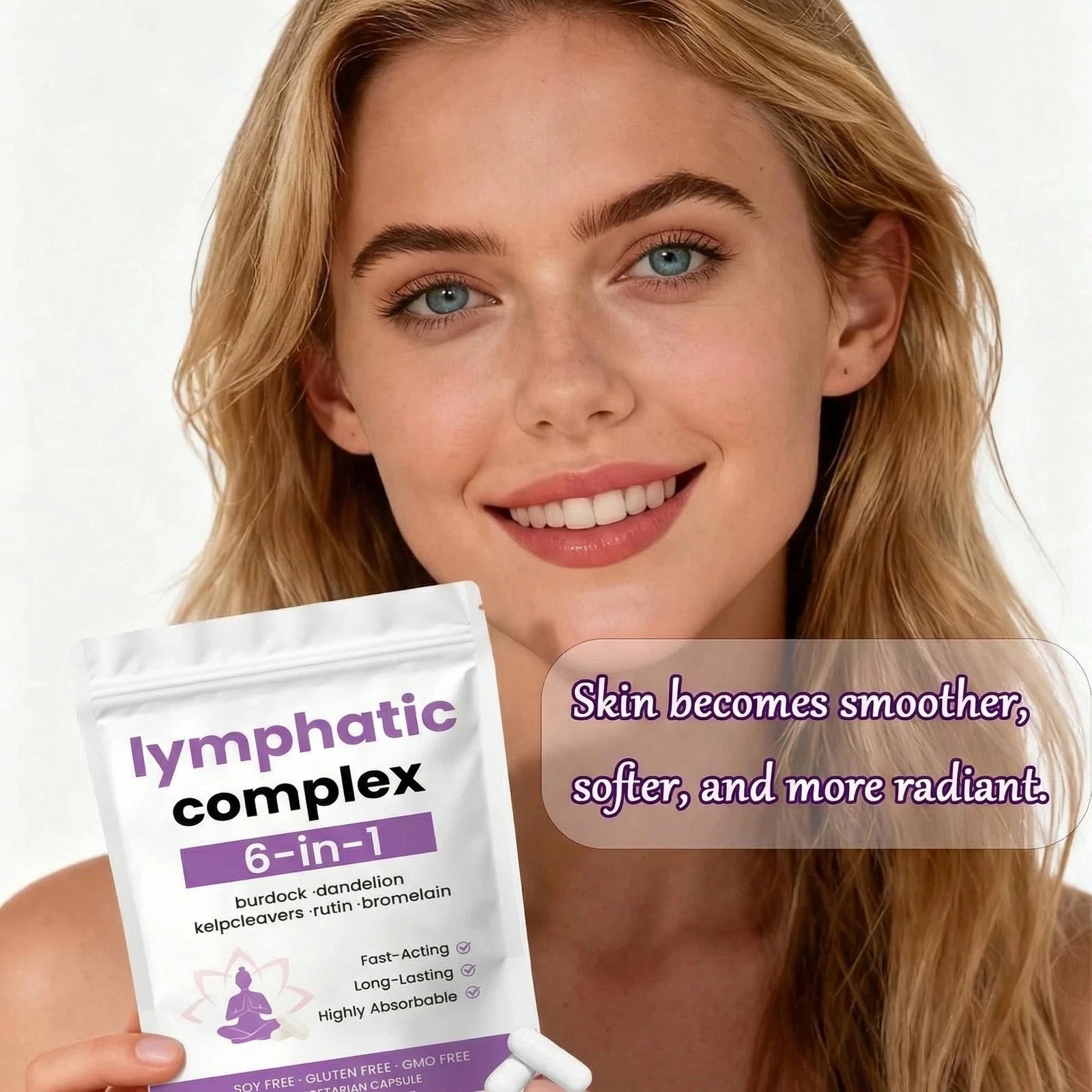 6-in-1 Lymphatic Complex - Drainage Supplement